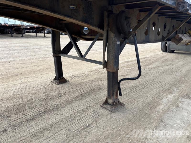 Manac 53 ft Tri/A Flatbed Trailer Prikolice platforme/otvoreni sanduk