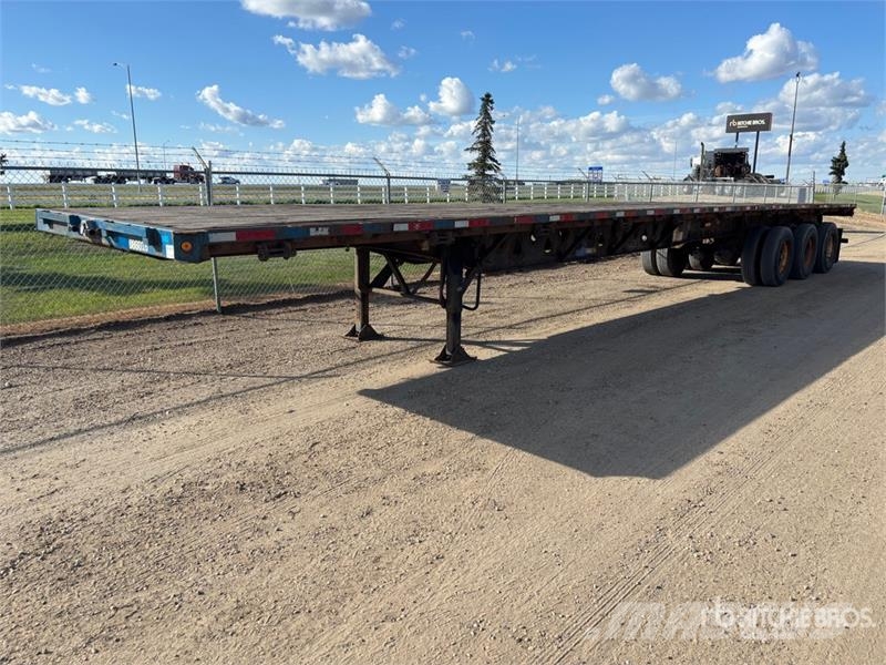 Manac 53 ft Tri/A Flatbed Trailer Vlakke laadvloer