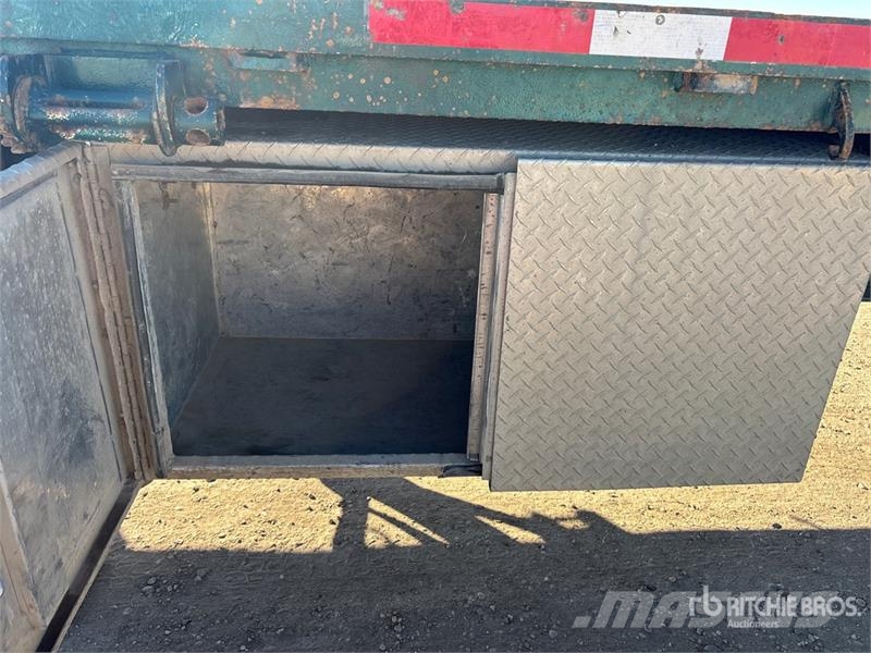 Manac 53 ft Tri/A Flatbed Trailer Anhænger med lad/Flatbed