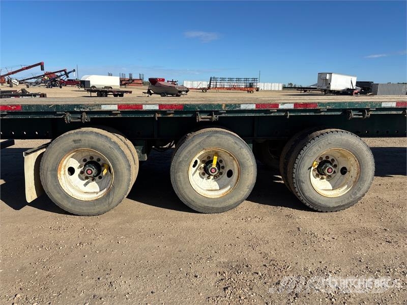 Manac 53 ft Tri/A Flatbed Trailer Anhænger med lad/Flatbed
