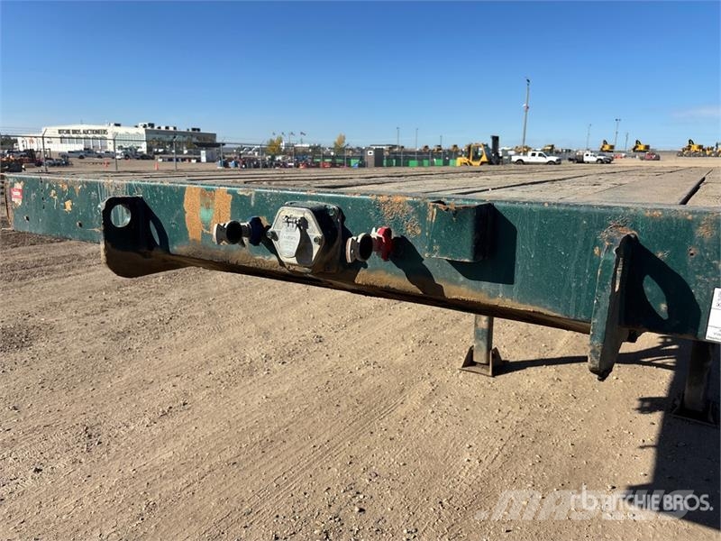 Manac 53 ft Tri/A Flatbed Trailer Anhænger med lad/Flatbed