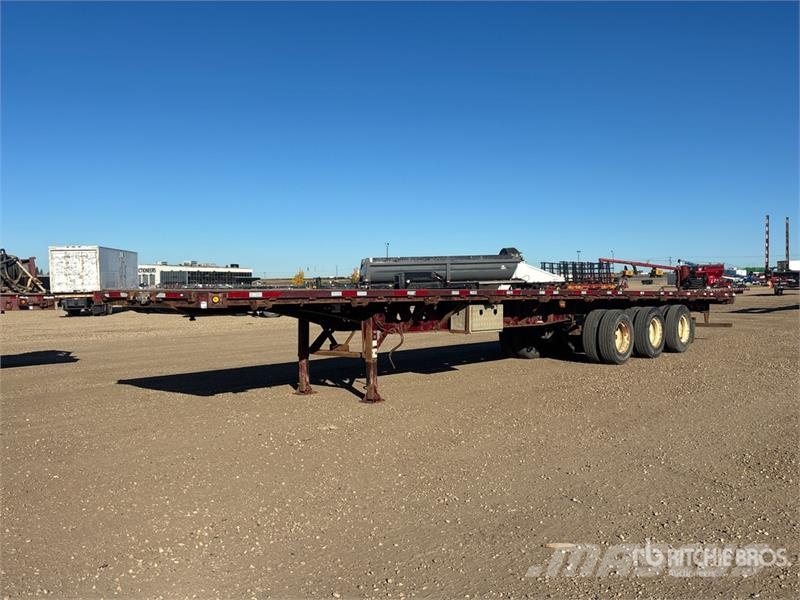 Manac 53 ft Tri/A Flatbed Oilfield Trailer İşleme Ekipmanı