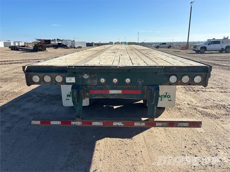 Manac 53 ft Tri/A Flatbed Trailer Anhænger med lad/Flatbed