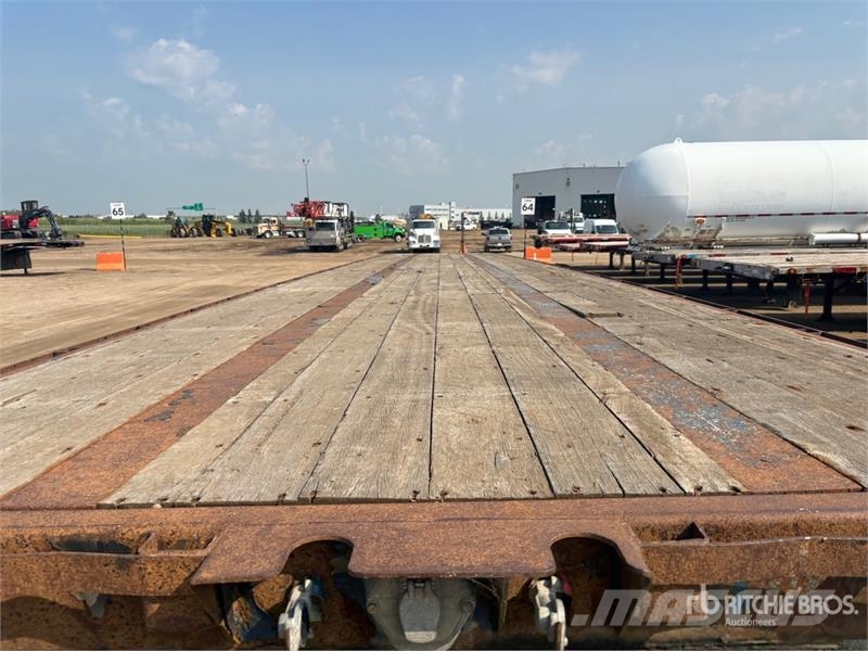 Manac 53 ft Tri/A Flatbed Trailer Vlakke laadvloer