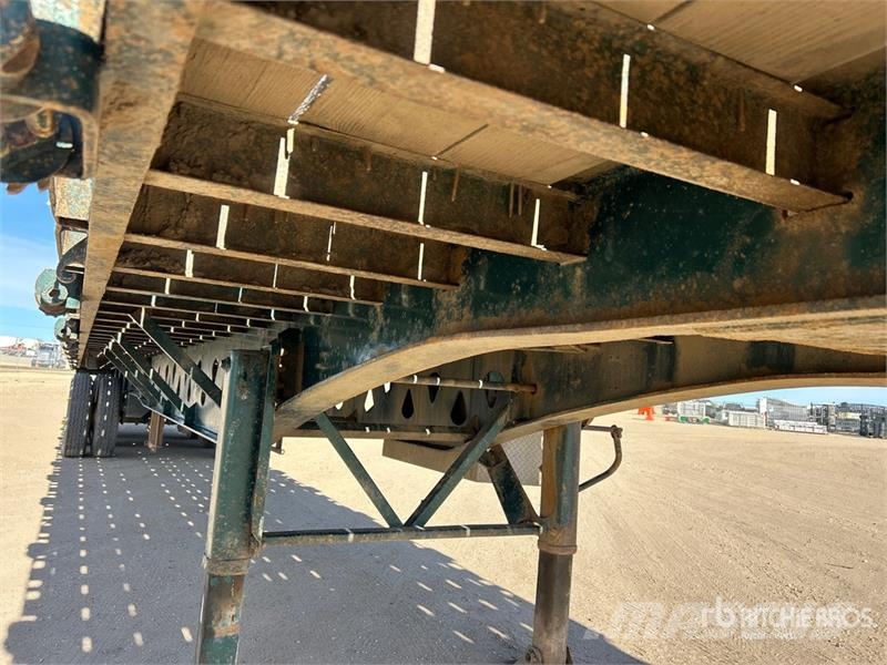 Manac 53 ft Tri/A Flatbed Trailer مقطوروات مسطحة/مفصلية الجوانب