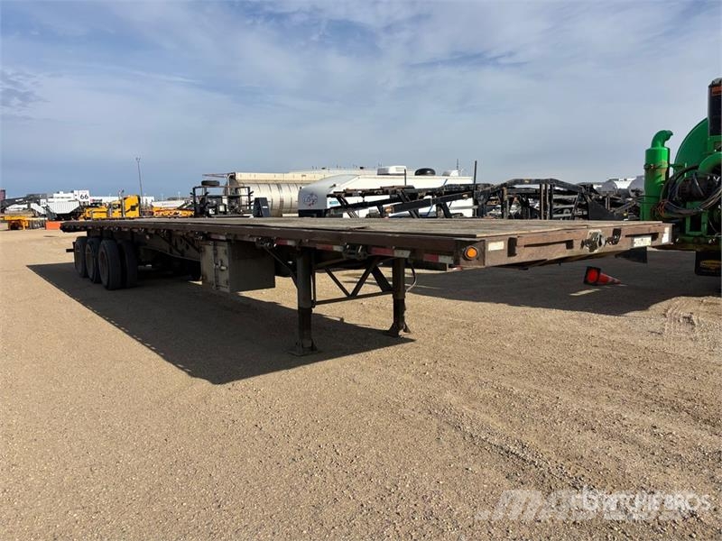 Manac 53 ft Tri/A Flatbed Trailer Прицепы-платформы/боковая разгрузка