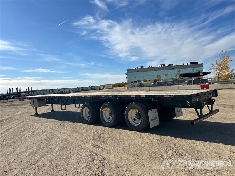 Manac 53 ft Tri/A Flatbed Trailer مقطوروات مسطحة/مفصلية الجوانب