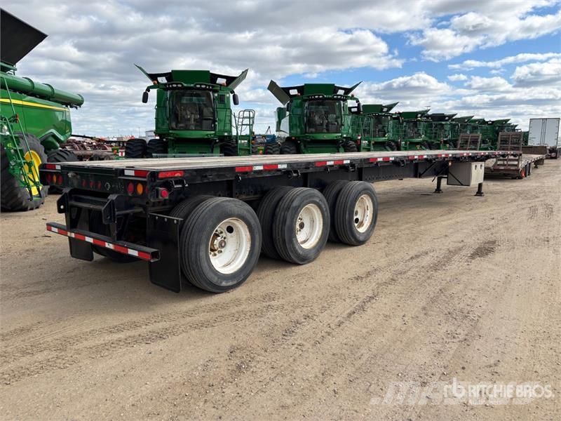 Manac 53 ft Tri/A Flatbed Trailer Platós / Ponyvás pótkocsik