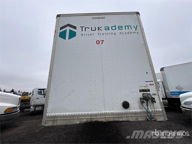 Manac 53 ft x 102 in T/A Van Trailer Gesloten opbouw trailers