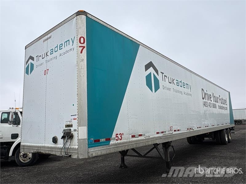 Manac 53 ft x 102 in T/A Van Trailer Gesloten opbouw trailers