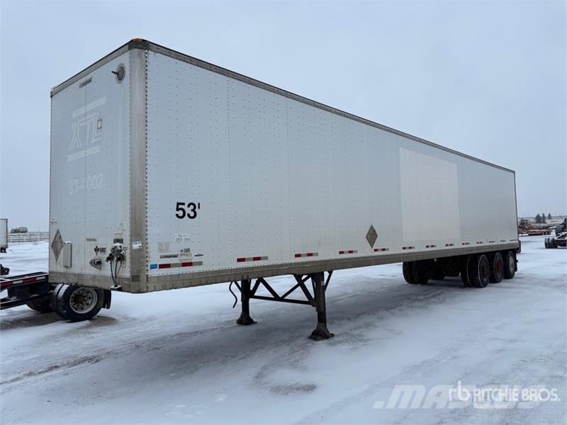 Manac 53 ft x 102 in T/A Van Trailer Rimorchi cassonati
