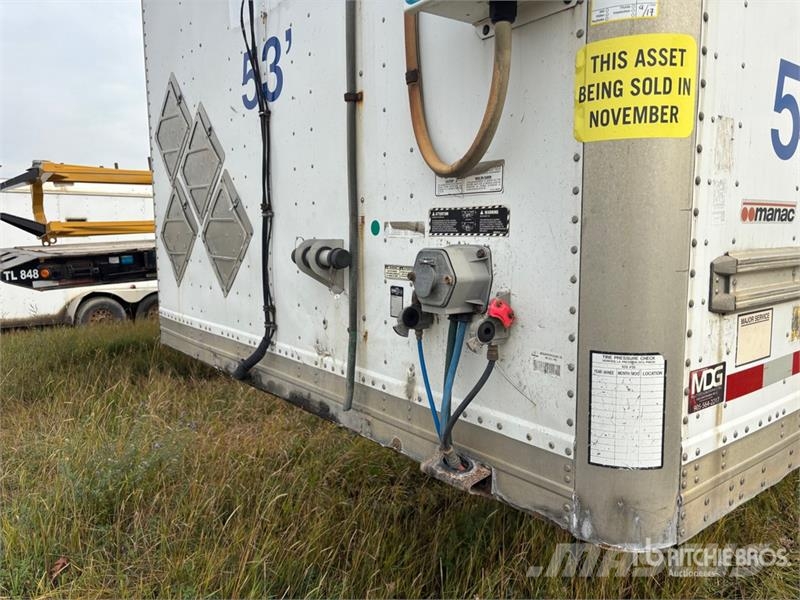 Manac 53 ft x 102 in T/A Heated Van Trailer Furgoonhaagised
