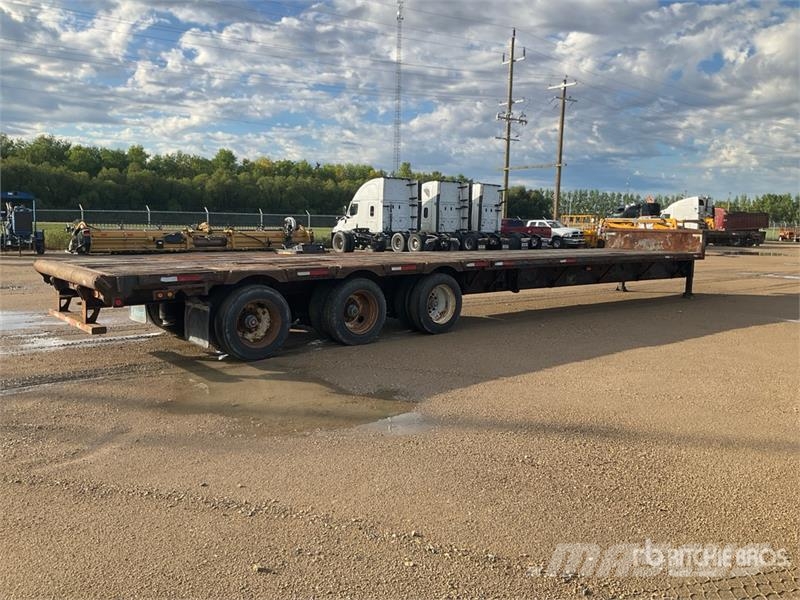Manac 60000 lb 53 ft Tri/A 53 ft Extendable Step Deck Tr Mélybölcsős
