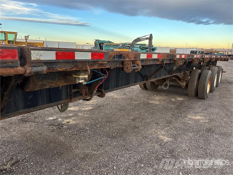 Manac Tri/A 53 ft - 90 ft Extendable Flatbed Trailer Prikolice platforme/otvoreni sanduk