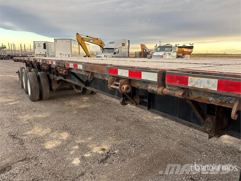 Manac Tri/A 53 ft - 90 ft Extendable Flatbed Trailer Prikolice platforme/otvoreni sanduk