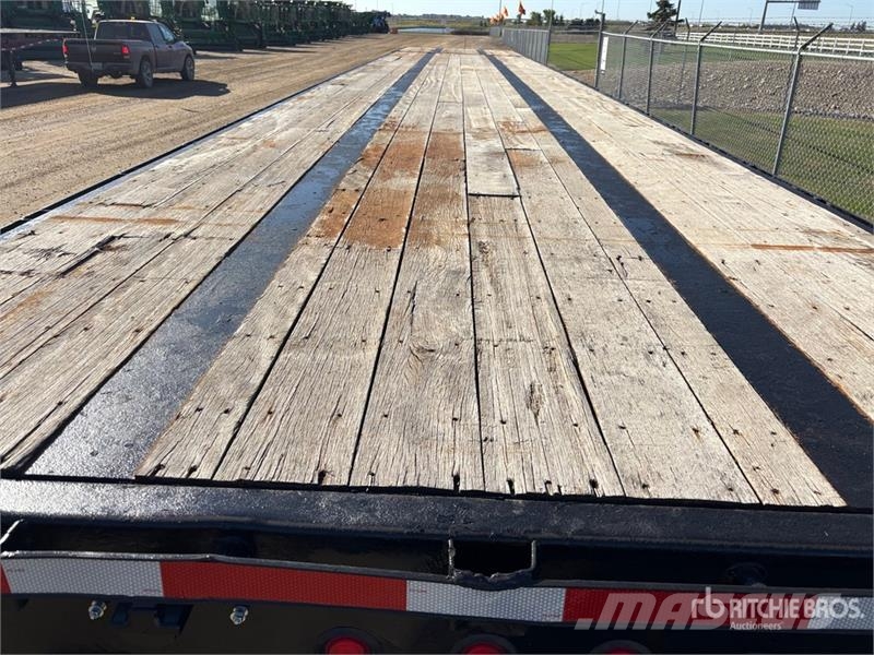 Manac Tri/A 53 ft - 90 ft Extendable Flatbed Trailer Vlakke laadvloer