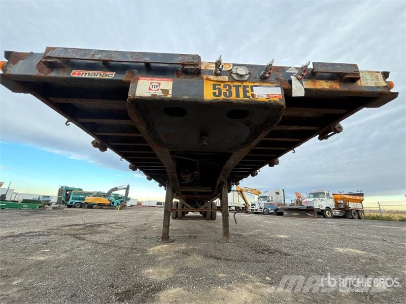 Manac Tri/A 53 ft - 90 ft Extendable Flatbed Trailer Prikolice platforme/otvoreni sanduk