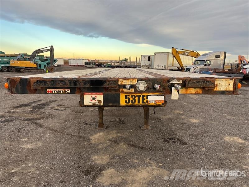 Manac Tri/A 53 ft - 90 ft Extendable Flatbed Trailer Prikolice platforme/otvoreni sanduk