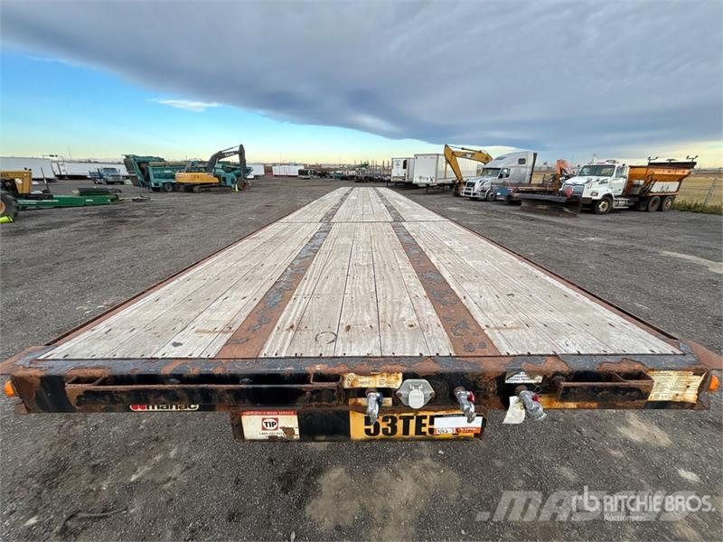 Manac Tri/A 53 ft - 90 ft Extendable Flatbed Trailer Prikolice platforme/otvoreni sanduk