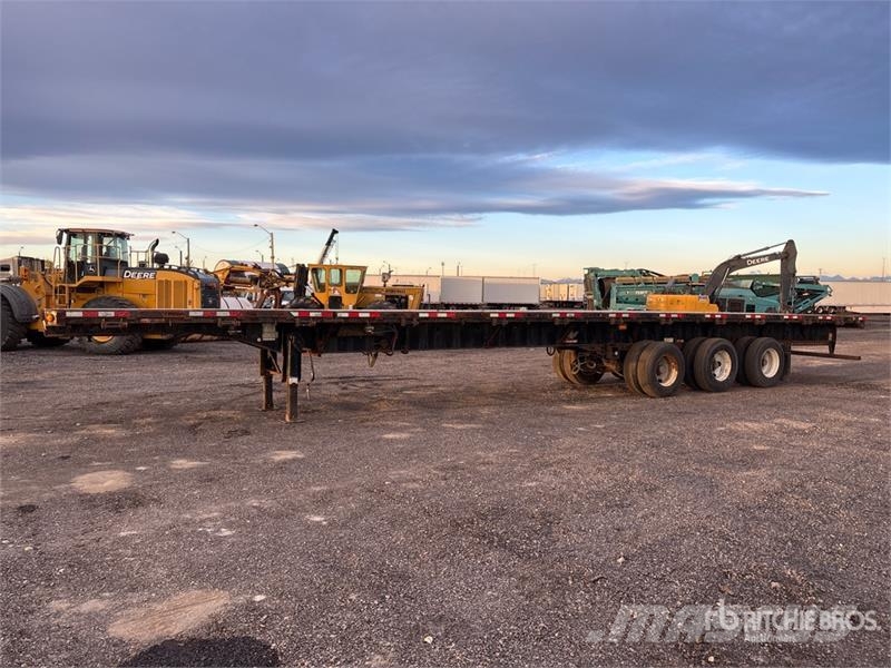 Manac Tri/A 53 ft - 90 ft Extendable Flatbed Trailer Prikolice platforme/otvoreni sanduk