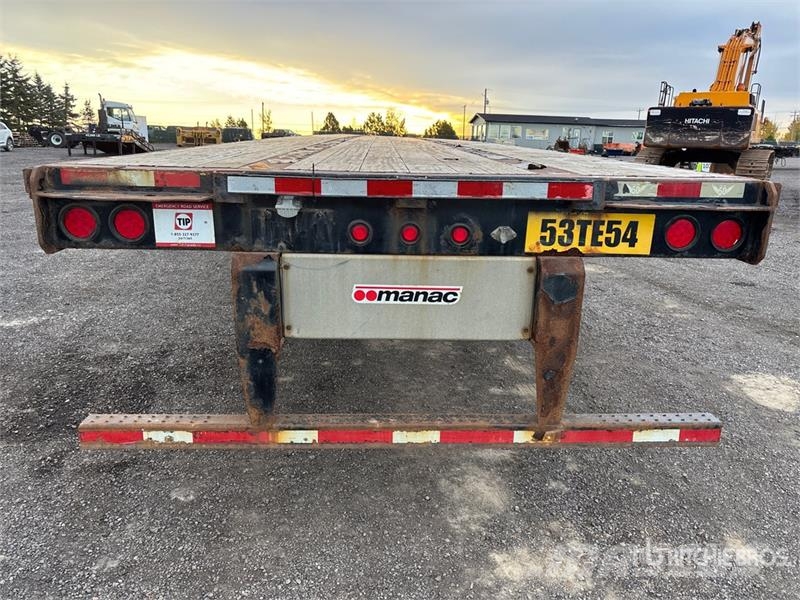 Manac Tri/A 53 ft - 90 ft Extendable Flatbed Trailer Prikolice platforme/otvoreni sanduk