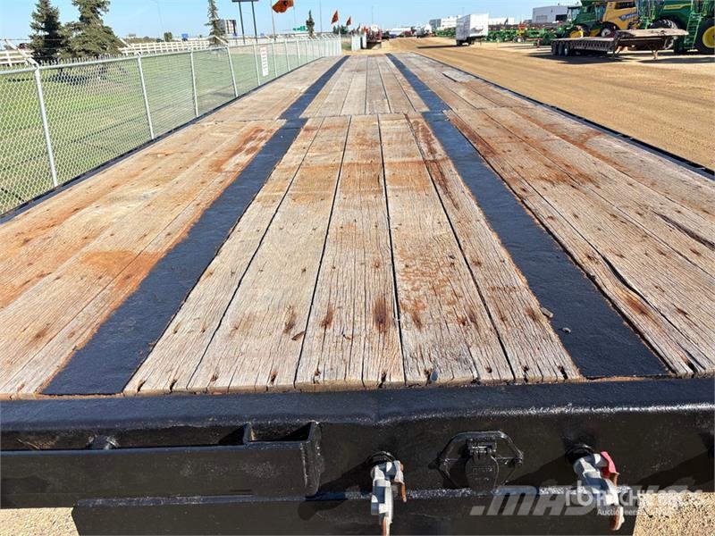 Manac Tri/A 53 ft - 90 ft Extendable Flatbed Trailer Vlakke laadvloer