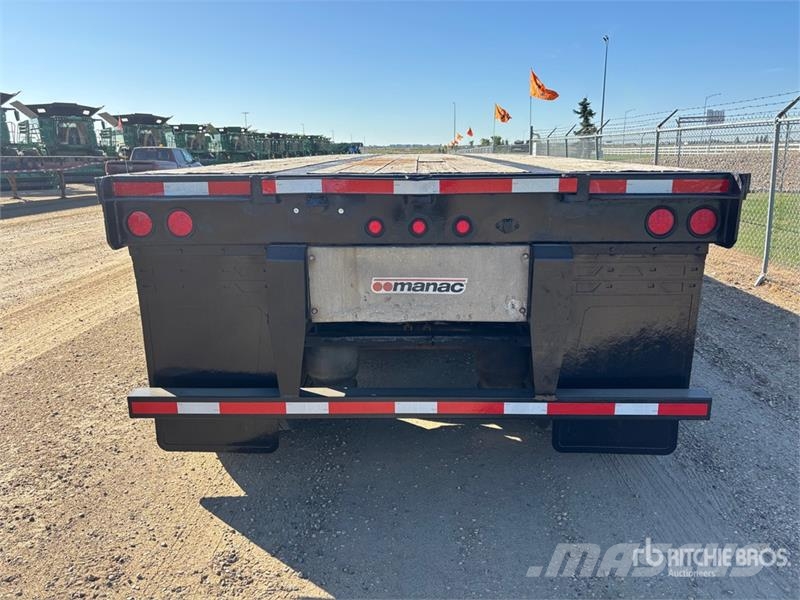 Manac Tri/A 53 ft - 90 ft Extendable Flatbed Trailer Vlakke laadvloer