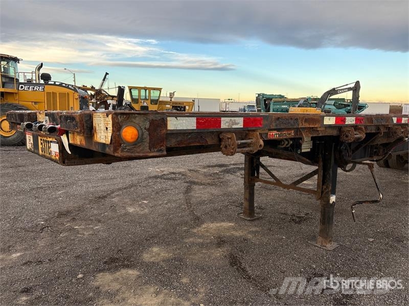 Manac Tri/A 53 ft - 90 ft Extendable Flatbed Trailer Prikolice platforme/otvoreni sanduk