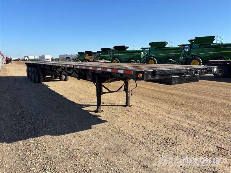 Manac Tri/A 53 ft - 90 ft Extendable Flatbed Trailer Vlakke laadvloer