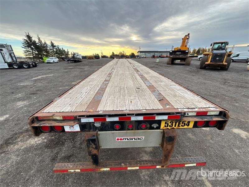 Manac Tri/A 53 ft - 90 ft Extendable Flatbed Trailer Prikolice platforme/otvoreni sanduk