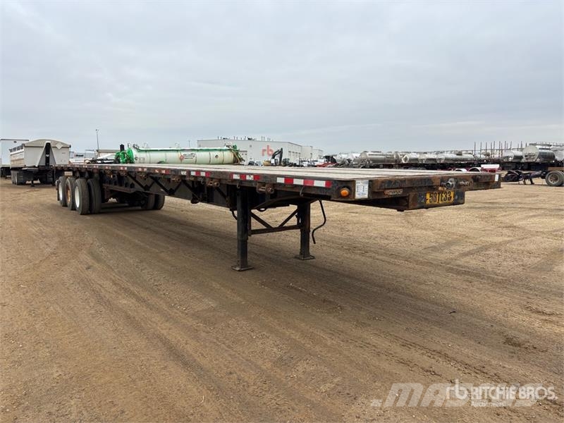 Manac Tri/A 53 ft Extendable Flatbed Trailer 自卸半挂车