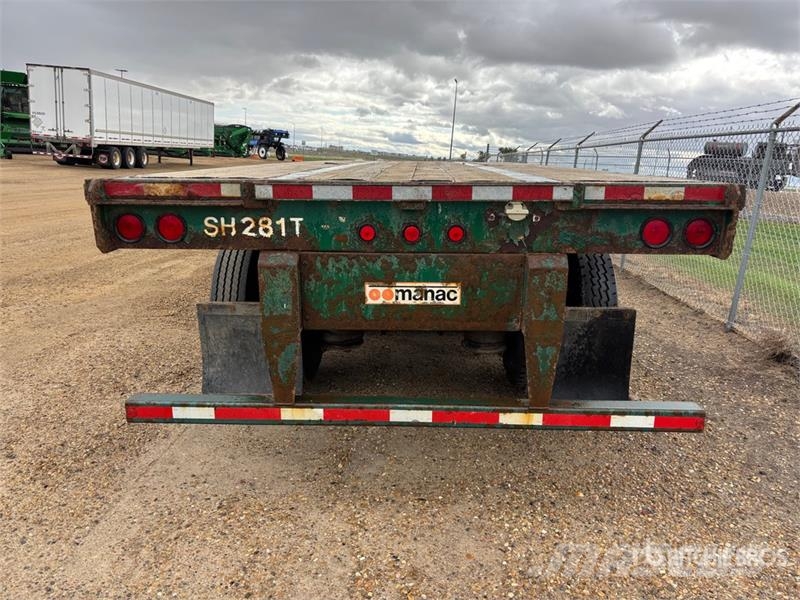Manac Tri/A 53 ft Extendable Flatbed Trailer Platós / Ponyvás pótkocsik