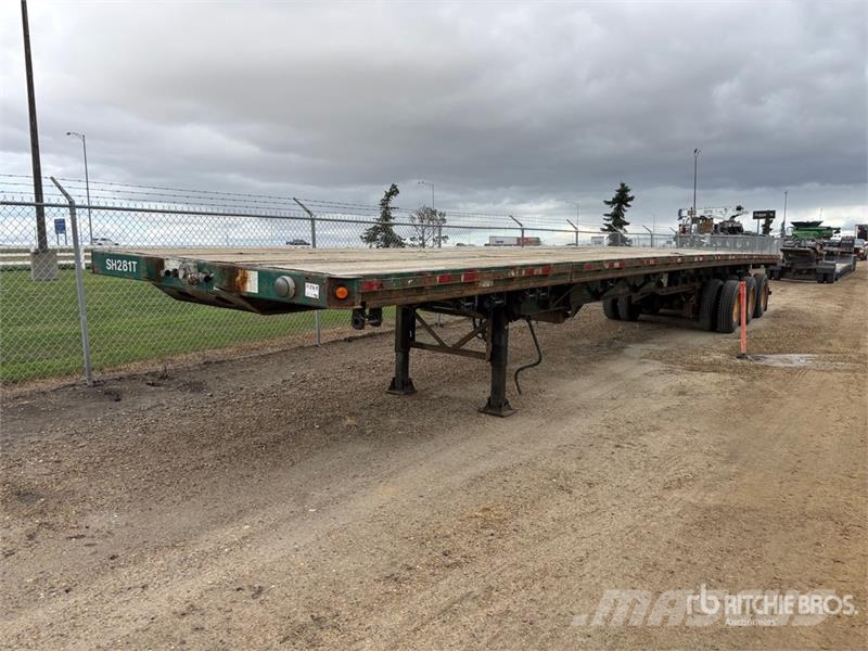 Manac Tri/A 53 ft Extendable Flatbed Trailer Platós / Ponyvás pótkocsik