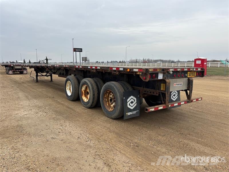 Manac Tri/A 53 ft Extendable Flatbed Trailer 自卸半挂车