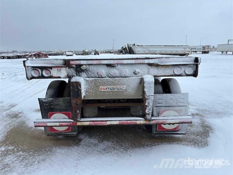 Manac Tri/A 53 ft Extendable Flatbed Trailer Vlakke laadvloer