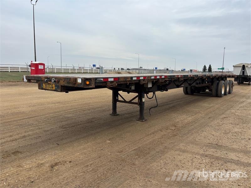 Manac Tri/A 53 ft Extendable Flatbed Trailer 自卸半挂车