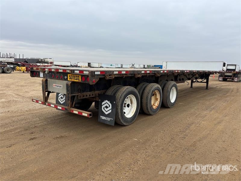 Manac Tri/A 53 ft Extendable Flatbed Trailer 自卸半挂车