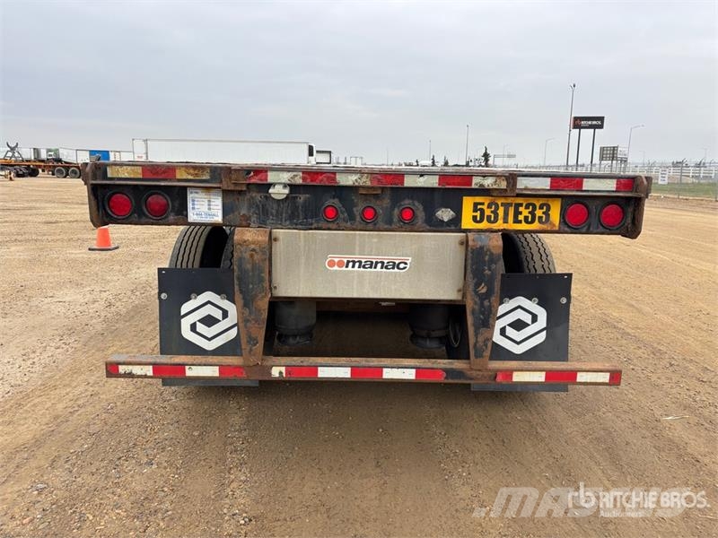 Manac Tri/A 53 ft Extendable Flatbed Trailer 自卸半挂车