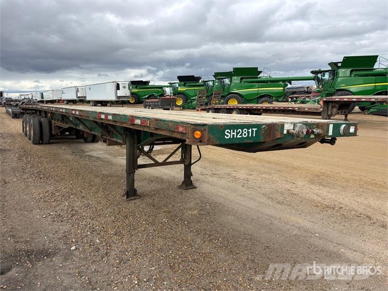 Manac Tri/A 53 ft Extendable Flatbed Trailer Platós / Ponyvás pótkocsik