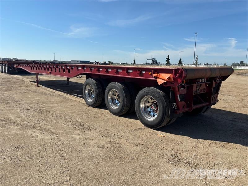 Marcep 30000 kg 53 ft Tri/A Flatbed Oilfield Trail Perdirbimo įranga