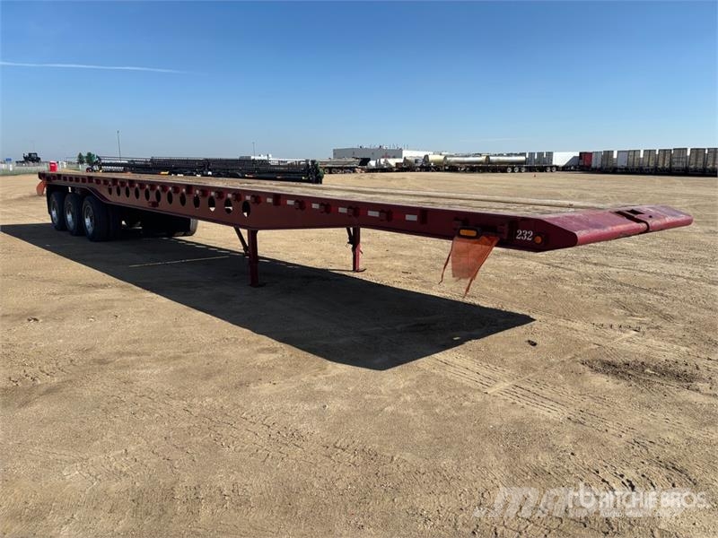 Marcep 30000 kg 53 ft Tri/A Flatbed Oilfield Trail Perdirbimo įranga