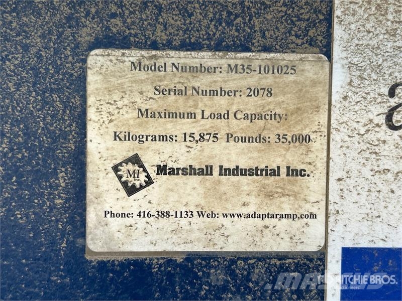 Marshall M35-101025 10 ft x 29 ft Portable Loading Ramp معدات البناء - غير ذلك