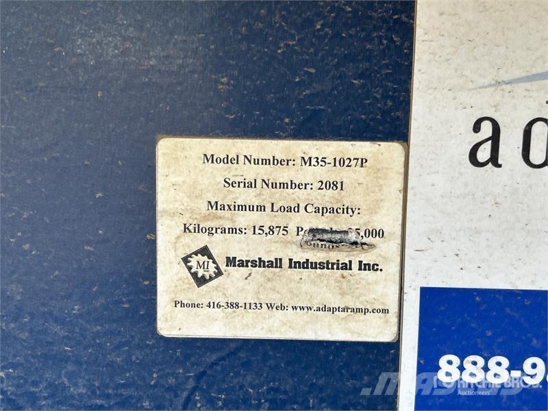 Marshall M35-1027P 35000 lb 10 ft x 27 ft Portable Leveling معدات البناء - غير ذلك