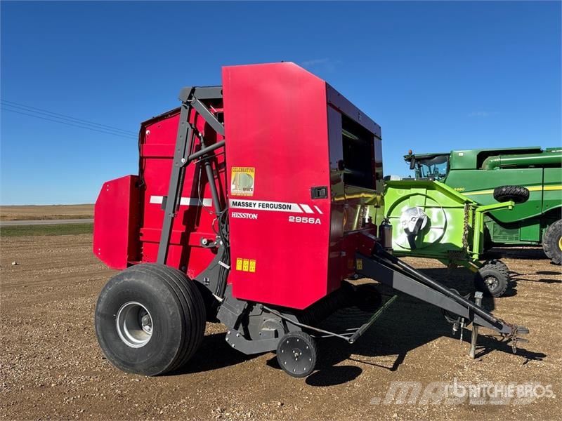 Massey Ferguson 2956A Round Baler محزمات مستديرة