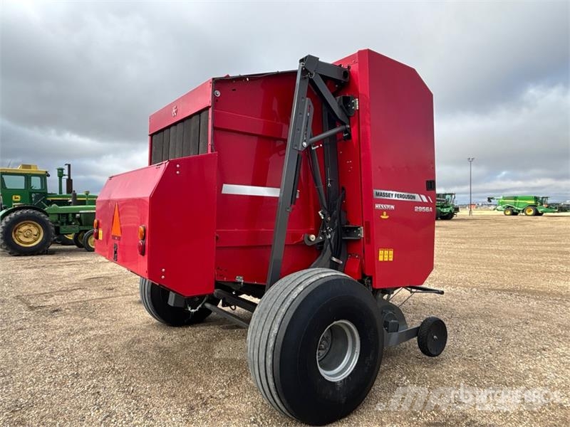 Massey Ferguson 2956A Round Baler محزمات مستديرة