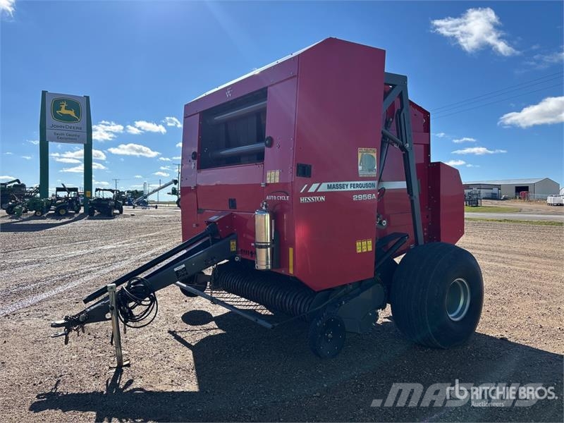 Massey Ferguson 2956A Round Baler محزمات مستديرة