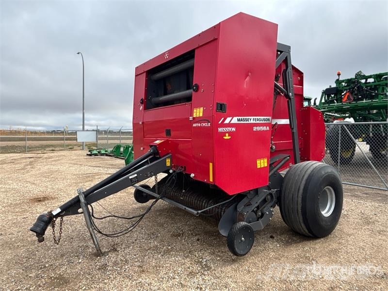 Massey Ferguson 2956A Round Baler محزمات مستديرة