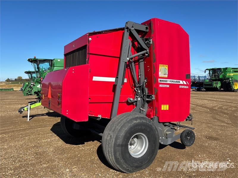 Massey Ferguson 2956A Round Baler محزمات مستديرة