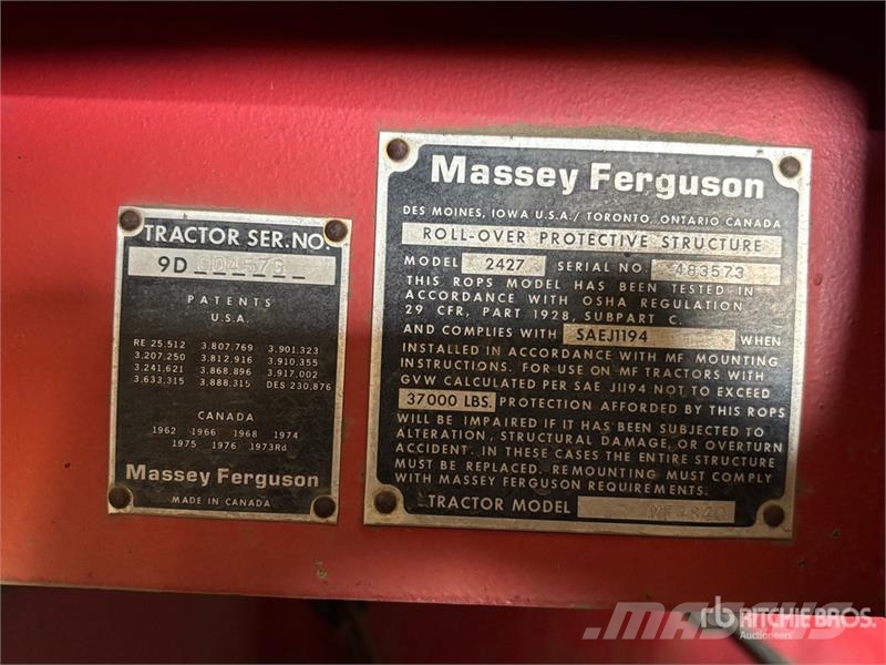 Massey Ferguson 4840 Articulated 4WD Tractor Poljoprivreda – ostalo