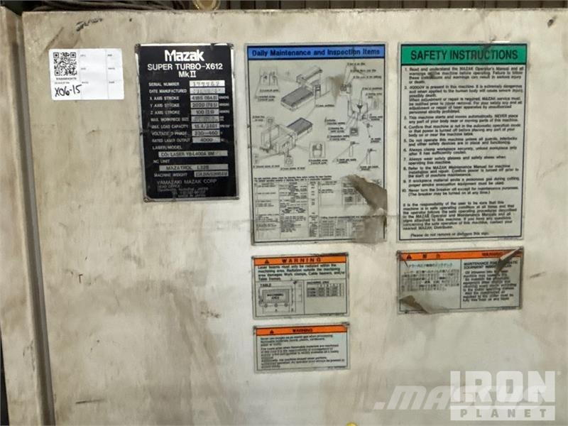 Mazak Super Turbo-X612 Mk II Electric Laser Cutter Utilaje construcții - Altele